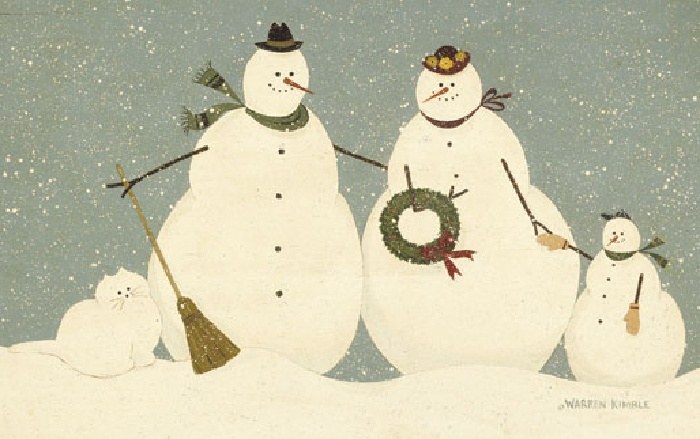 Warren Kimble Snow Family
